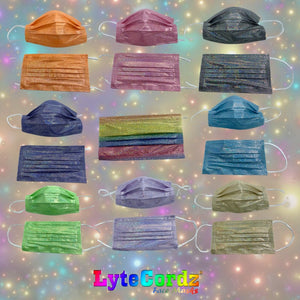 Glitter and Sparkles - Adult  3 Ply Disposable Surgical Style Mask