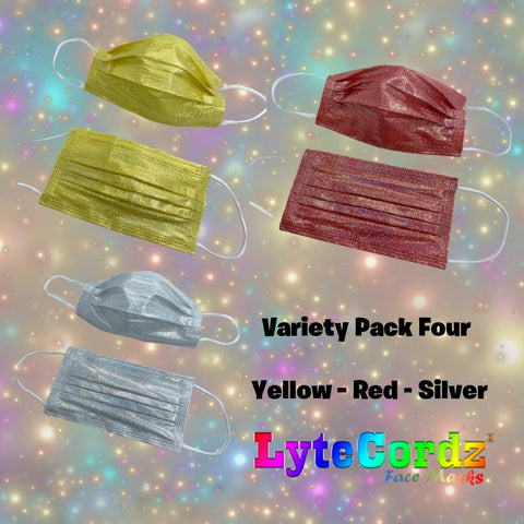 Image of Glitter and Sparkles - Adult  3 Ply Disposable Surgical Style Mask
