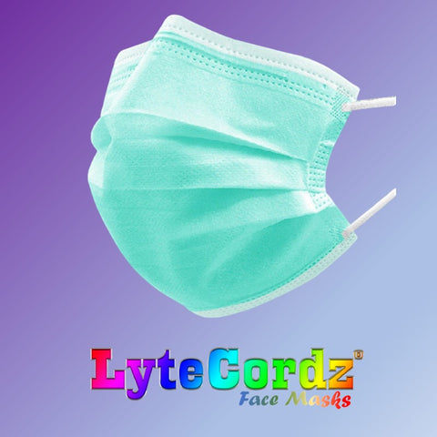 Image of Solid Colors - 3 Ply Disposable Mask - Child Size