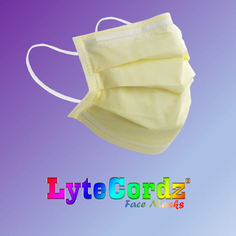 Image of Solid Colors - 3 Ply Disposable Mask - Child Size