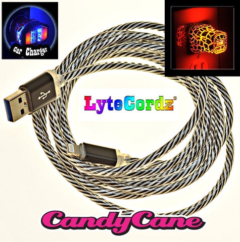 Image of MULTICOLOR - Color Changing Lights on Ends of Cord - Multiple Exterior Colors - iPhone