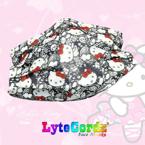 Image of Hello Kitty Adult Size - 3 Ply Disposable Surgical Style Mask