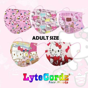 Hello Kitty Adult Size - 3 Ply Disposable Surgical Style Mask