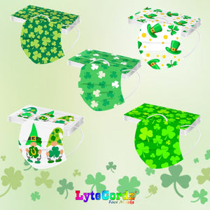 St. Patrick's Day Designs - Adult 3 Ply Disposable Surgical Style Mask