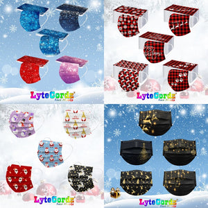 Christmas Designs - Adult 3 Ply Disposable Surgical Style Mask