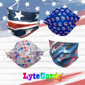 Stars and Stripes - 3 Adult Ply Disposable Surgical Style Mask