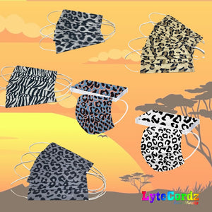 Animal Patterns and Prints - Adult 3 Ply Disposable Surgical Style Mask
