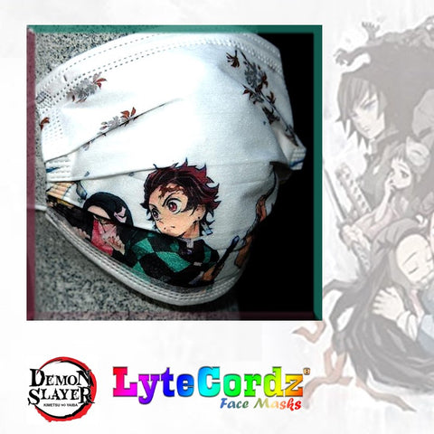 Image of Demon Slayer - Anime - Adult 3 Ply Disposable Surgical Style Mask