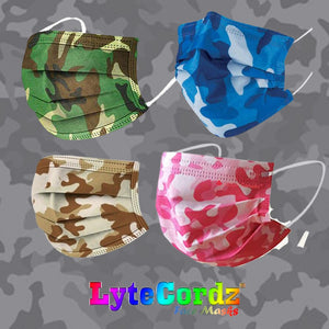 Camo Patterns - Adult 3 Ply Disposable Surgical Style Mask