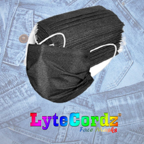 Image of Denim Style - Adult 3 Ply Disposable Surgical Style Mask