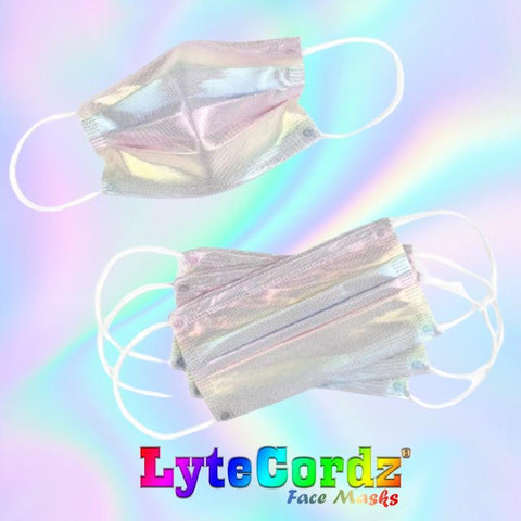 Image of Iridescent / Shimmering Patterns - Adult 3 Ply Disposable Surgical Style Mask