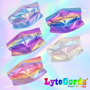 Iridescent / Shimmering Patterns - Adult 3 Ply Disposable Surgical Style Mask