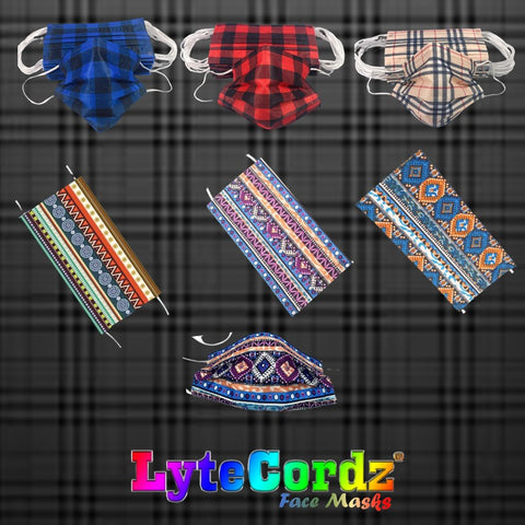 Image of Plaids and Paisleys - Adult 3 Ply Disposable Surgical Style Mask