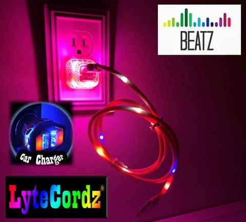 Image of BEATZ - Light Up Motion Sound Sensitive Cord - iPhone