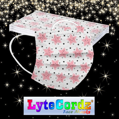 Image of Space and Stars - 3 Ply Disposable Mask - Child Size