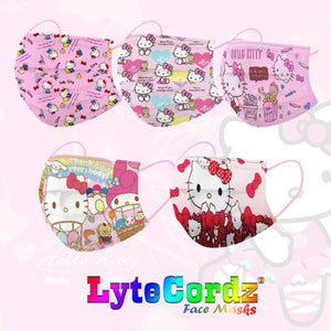 Hello Kitty Designs - 3 Ply Disposable Mask - Child Size