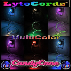 MULTICOLOR - Color Changing Lights on Ends of Cord - Multiple Exterior Colors - Android Micro
