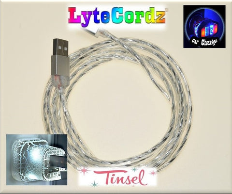 Image of MULTICOLOR - Color Changing Lights on Ends of Cord - Multiple Exterior Colors - Android Micro