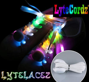 LYTECORDZ LED Light Up Shoelaces -  Multiple Colors