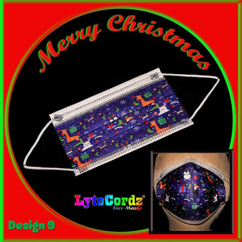 Image of Christmas Designs - 3 Ply Disposable Mask - Child Size