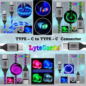 VORTEX - Spiral Shape Moving Lights - TYPE C / USB 3.0 to TYPE C / USB 3.0 Connector
